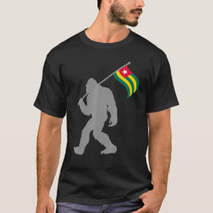 Camiseta Bandera Togolesa En Bandera De Togo