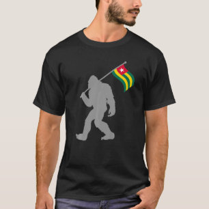 Camiseta Bandera Togolesa En Bandera De Togo