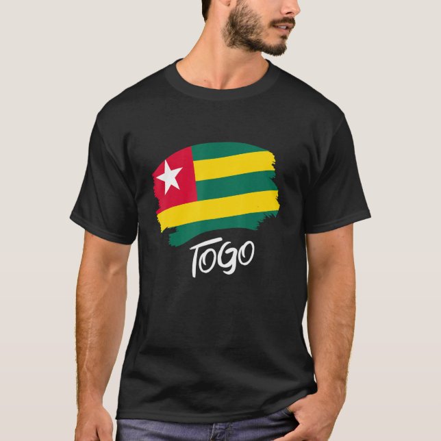 Camiseta Bandera togolesa Togo (Anverso)