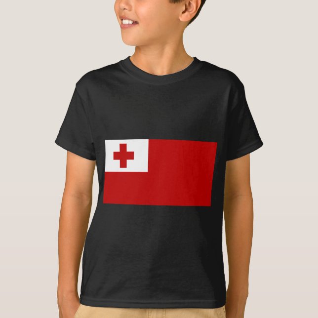 Camiseta bandera tonga (Anverso)