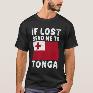 Camiseta Bandera Tonga Si Se Perdió Envíame A Tonga