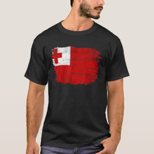 Camiseta Bandera Tonga Vintage Para Tonga