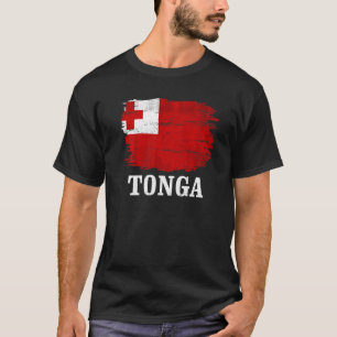 Camiseta Bandera Tonga Vintage Para Tonga