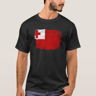 Camiseta Bandera Tonga Vintage Para Tonga