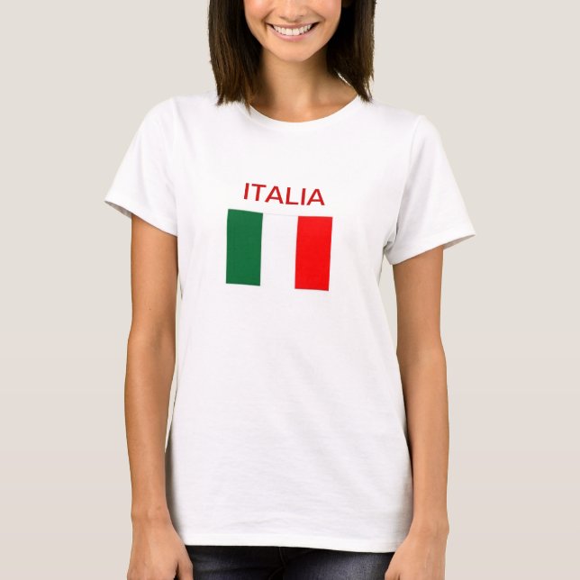 CAMISETA BANDERA    TOPITALIANA DE TANQUE ITALIA (Anverso)
