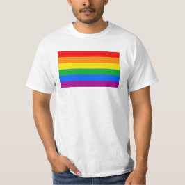 Camiseta Bandera tradicional del orgullo gay