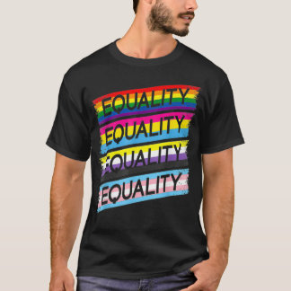 Camiseta Bandera Trans de la Igualdad LGBTQIA No Binary Pan