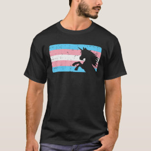 Camiseta Bandera Trans Unicornio Orgullo Transexual Transex