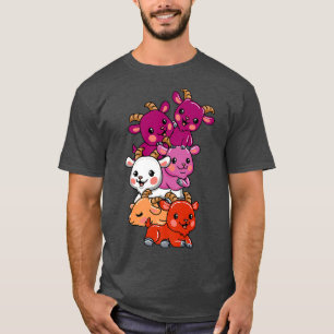 Camiseta Bandera transgénero del Gótico de cabra LGBT