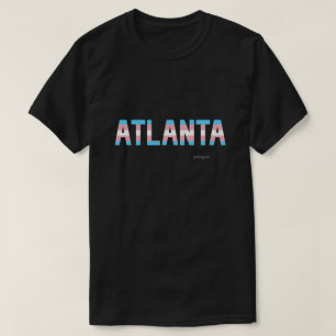 Camiseta Bandera transgénero del Orgullo de Atlanta