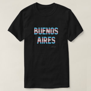Camiseta Bandera transgénero del Orgullo de Buenos Aires