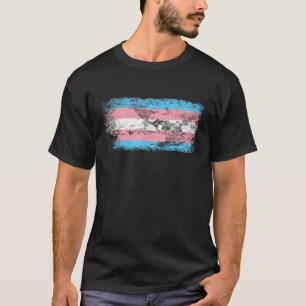 Camiseta Bandera transgénero del orgullo martillo transgéne