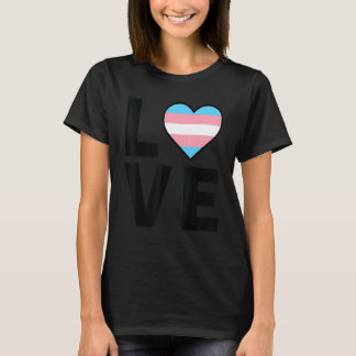 Camiseta Bandera Transgénero Lgbtq Lgbtqia+ Love Transg