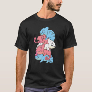 Camiseta Bandera transgénero Orgullo de género Lgbtq Chamel