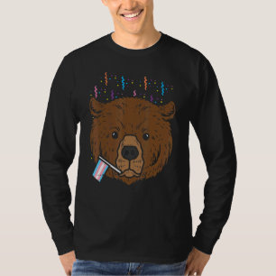 Camiseta Bandera Transgénero Oso Trans Orgullo Transsexual 