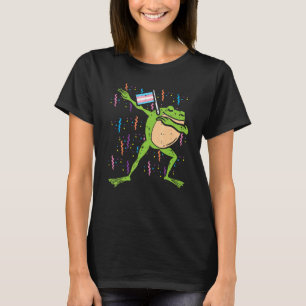 Camiseta Bandera Transgénero Rana Dab Lgbt Trans Orgullo A