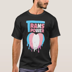 Camiseta Bandera Transsexual De Lgbtq Transgender Melted He
