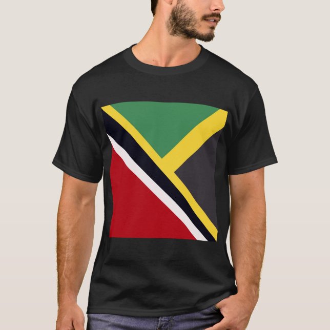 Camiseta Bandera trinitense de Jamaica | Bandera de Trinida (Anverso)