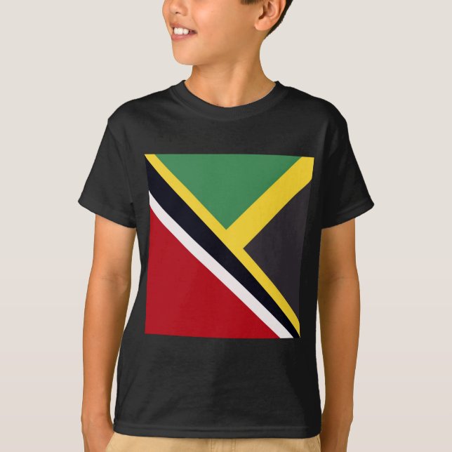 Camiseta Bandera trinitense de Jamaica | Bandera de Trinida (Anverso)