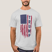 Bandera Trump Tee" - Partidario patriótico