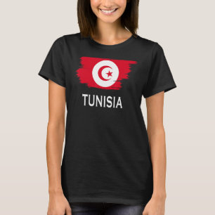 Camiseta Bandera tunecina para hombres mujeres niños T