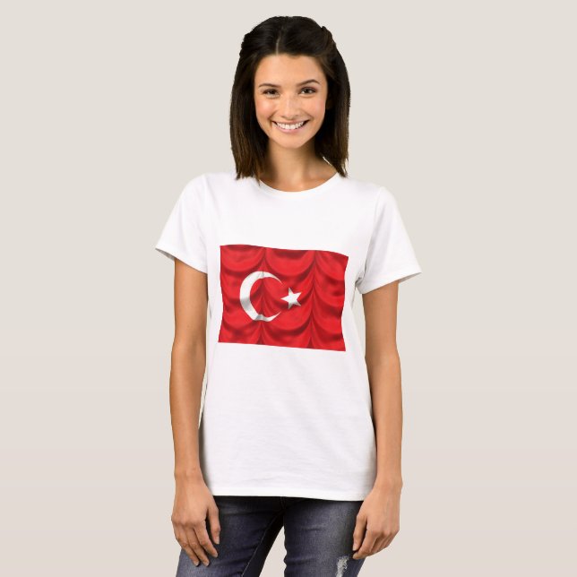 Camiseta Bandera turca (Anverso completo)