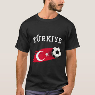Camiseta Bandera turca Bandera de Turquía Fútbol turco Fútb