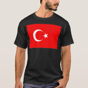 Camiseta Bandera turca Guay turquesa Banderas turcas regalo
