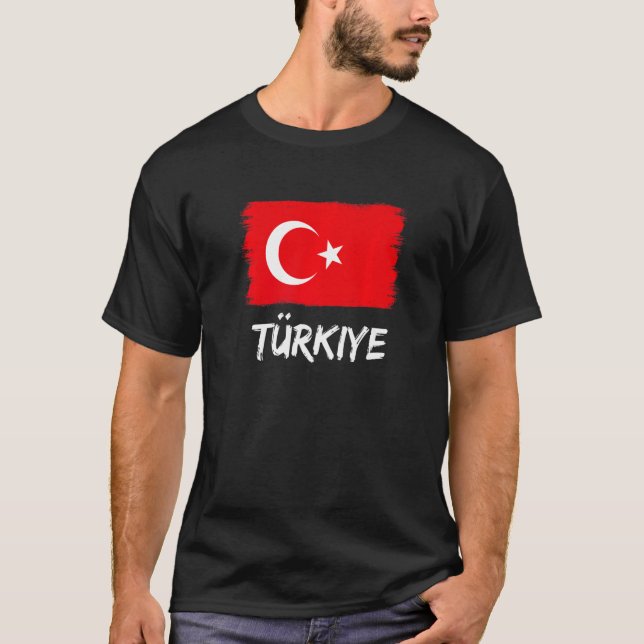 Camiseta Bandera turca Turquía (Anverso)