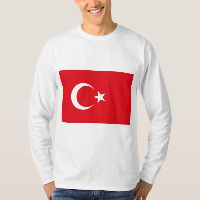 Camiseta Bandera turca (Turquía) (Anverso)