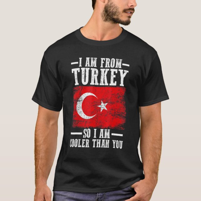 Camiseta Bandera turca Turquía (Anverso)