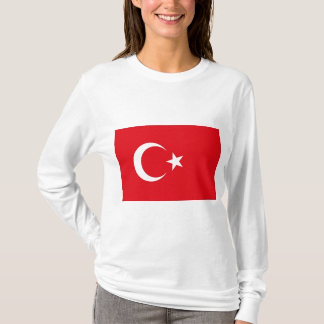 Camiseta Bandera turca (Turquía) (Anverso)