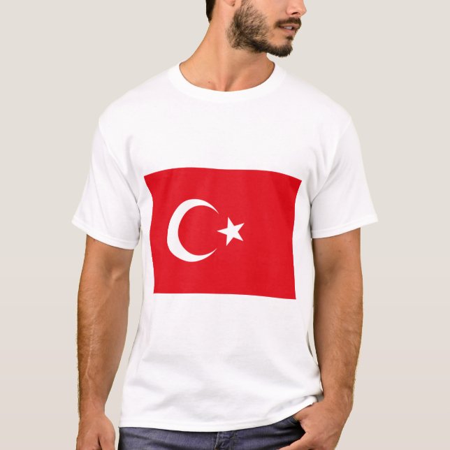 Camiseta Bandera turca (Turquía) (Anverso)