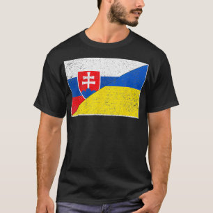 CAMISETA BANDERA UCRANIA ESLOVAQUIA ORGULLO UCRANIANO N