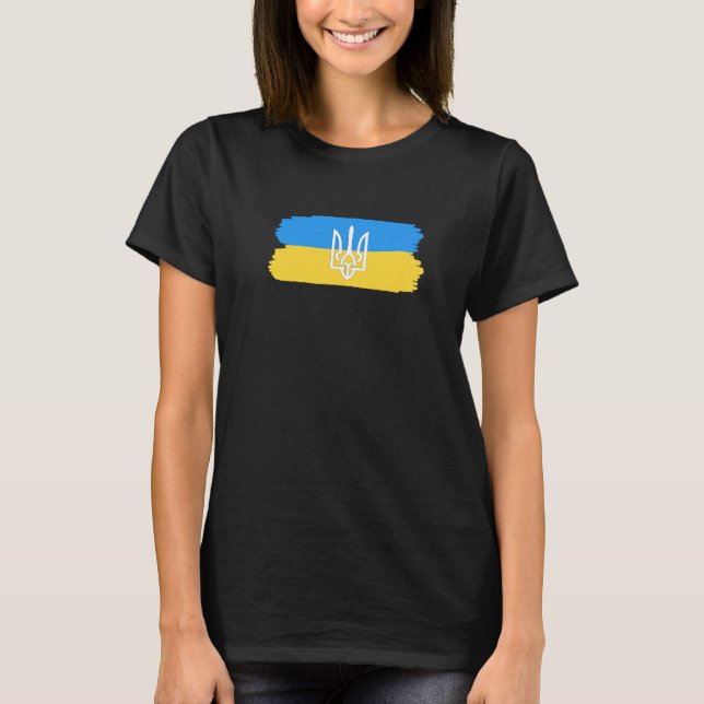 Camiseta Bandera ucraniana (Anverso)
