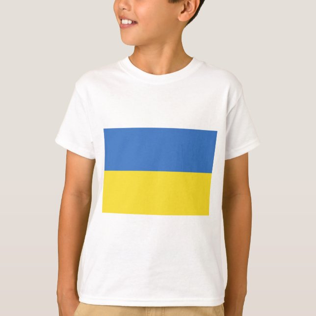 Camiseta bandera ucraniana (Anverso)
