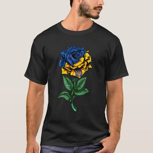 Camiseta Bandera ucraniana (Anverso)