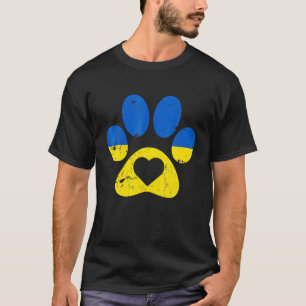Camiseta Bandera ucraniana atrapa a patriota de perro para 