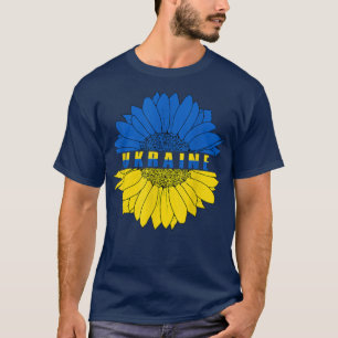 Camiseta Bandera ucraniana de girasol apoya a Ucrania a ama