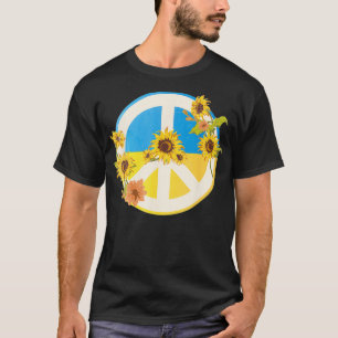 Camiseta Bandera ucraniana de girasol apoyo a Ucrania