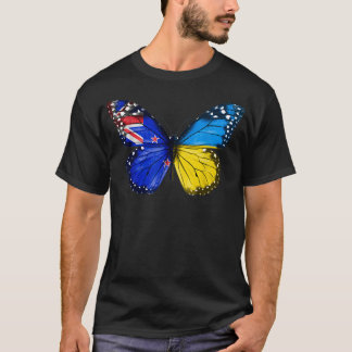 Camiseta Bandera ucraniana de Nueva Zelanda