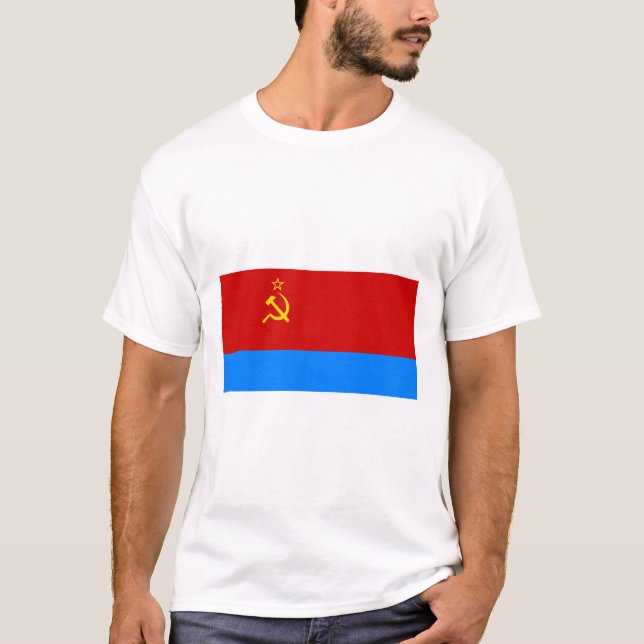Camiseta Bandera ucraniana de SSR (Anverso)