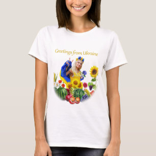 Camiseta Bandera ucraniana se queda con la gloria de Ucrani