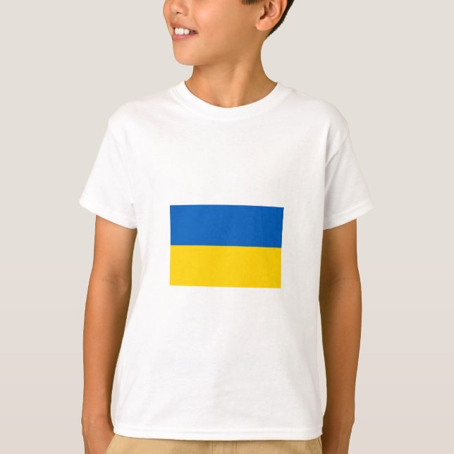 Camiseta Bandera ucraniana (Ucrania) (Anverso)