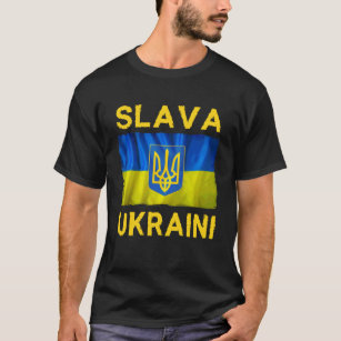 Camiseta Bandera ukraina de Slava Ukraini 