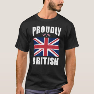 Camiseta Bandera Union Jack británica orgullosamente Hombre