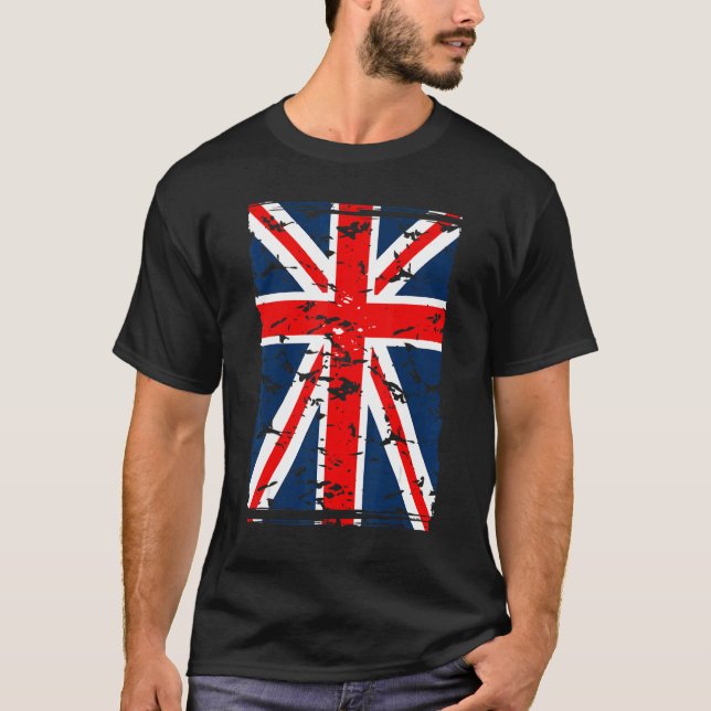 Camiseta Bandera Union Jack Uk Reino Unido Gran Bretaña Br (Anverso)