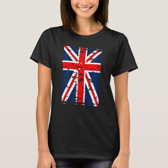 Camiseta Bandera Union Jack Uk Reino Unido Gran Bretaña Br (Anverso)