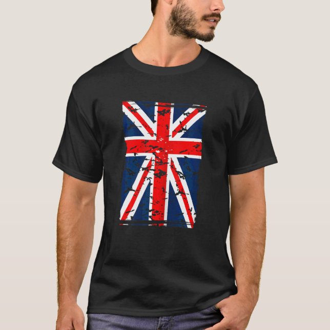 Camiseta Bandera Union Jack Uk Reino Unido Gran Bretaña Br (Anverso)