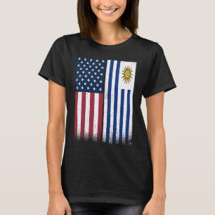Camiseta Bandera Uruguaya, Estados Unidos Y Uruguay Bandera